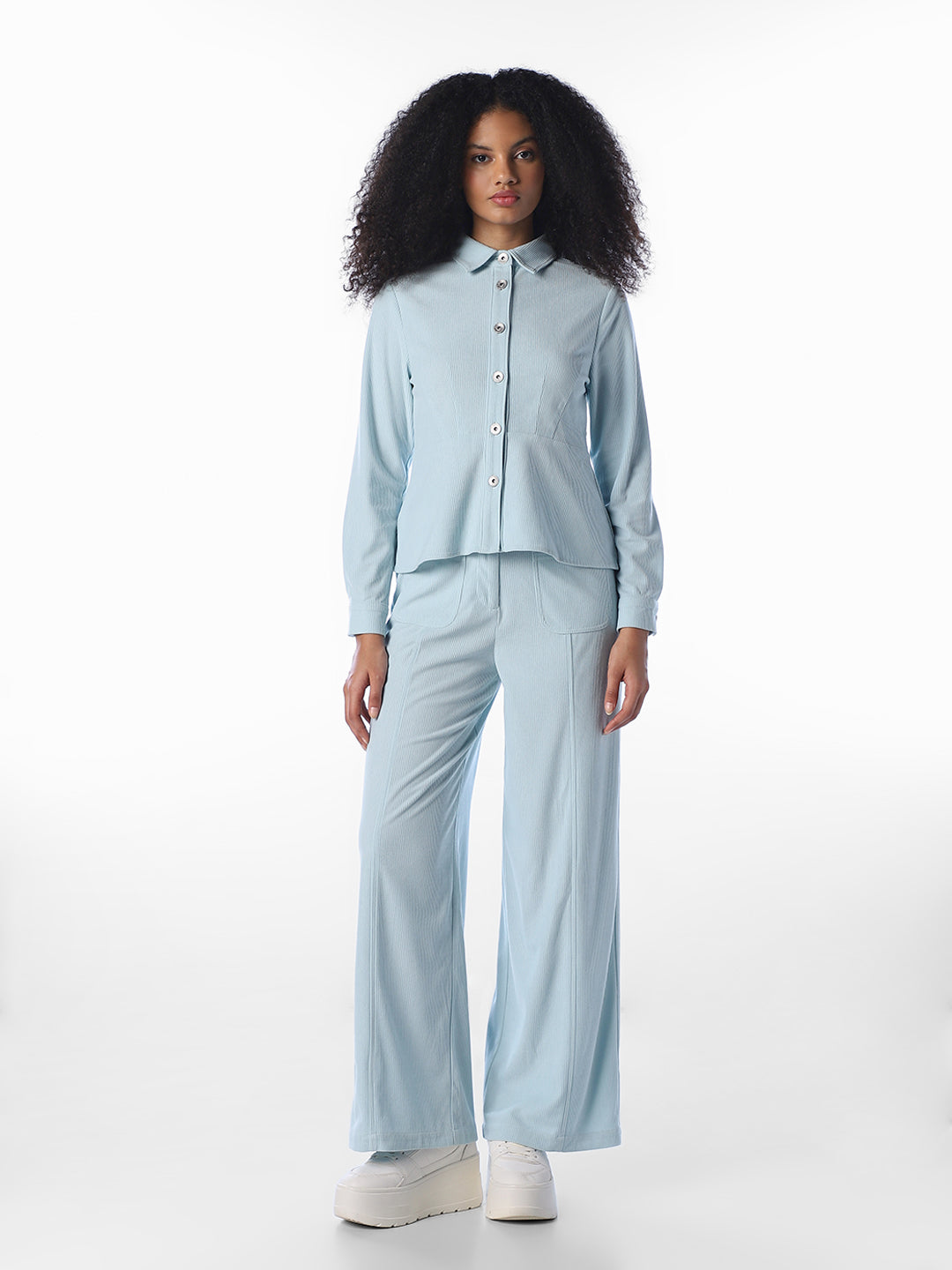 Blue Corduroy Shirt
