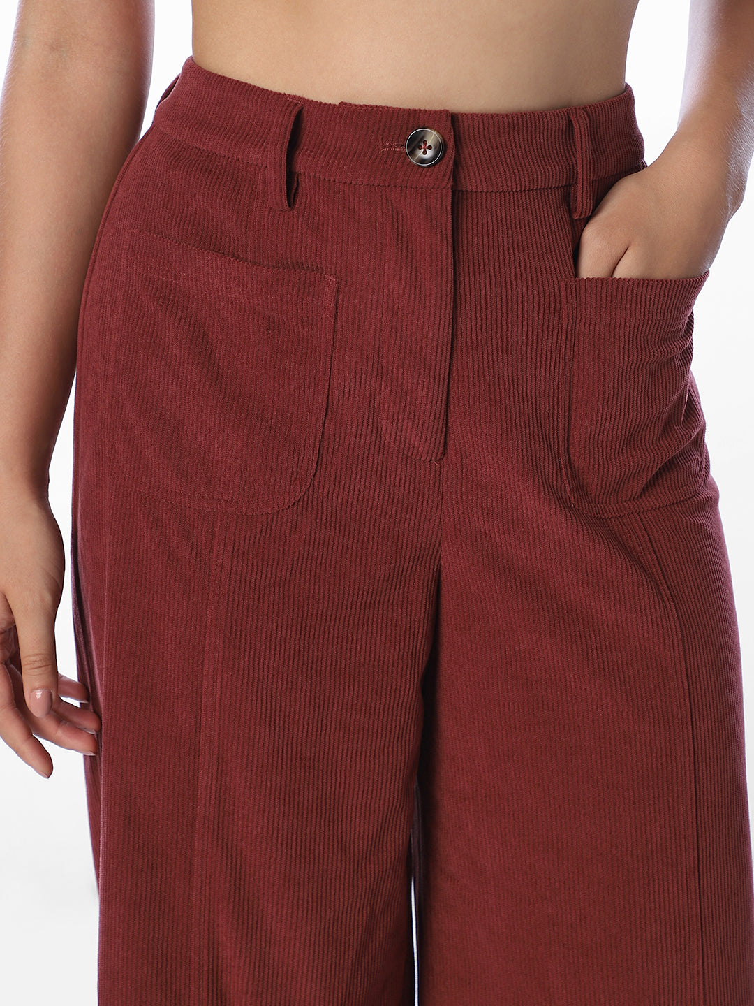 Rust Corduroy Pants