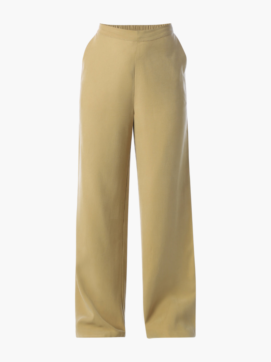 Khaki High Rise Pants