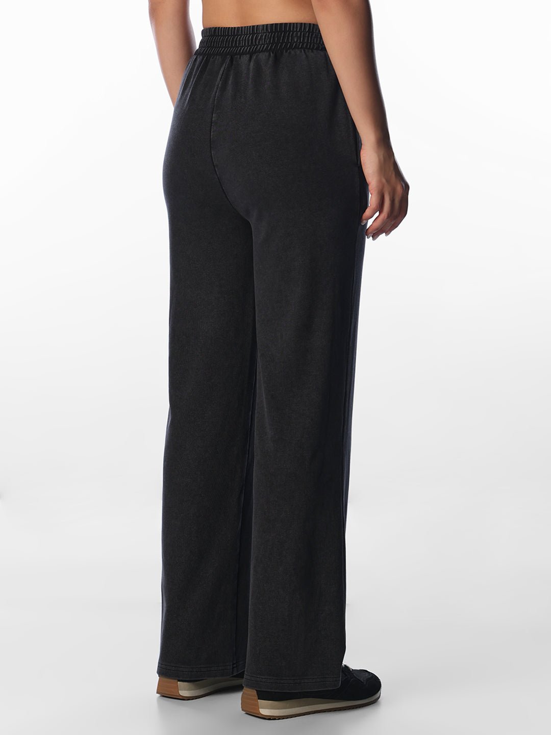Black pintuck Sweatpants