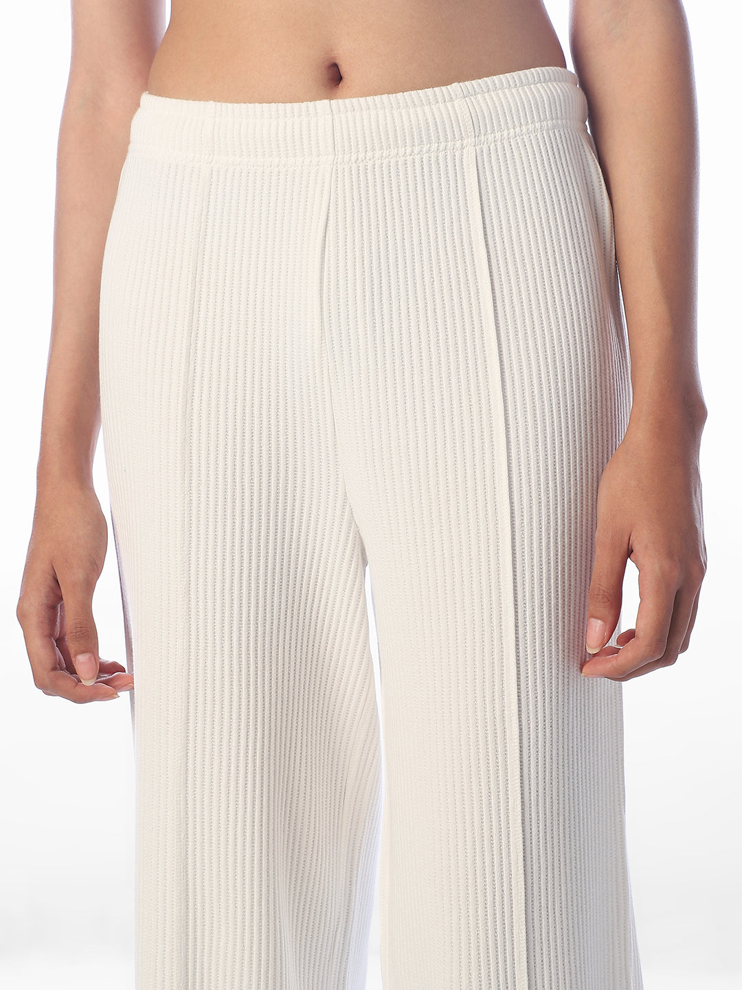 White Wide Leg Pants