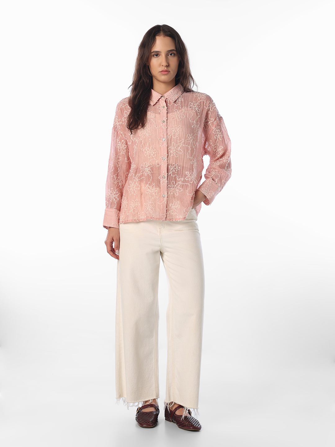 Pink Cotton Shirt