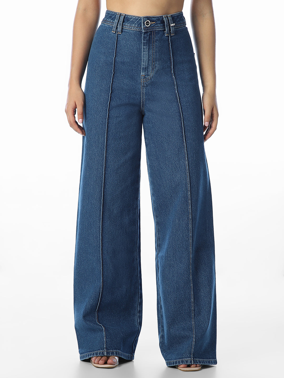 High-Waist Wide Leg Jeans