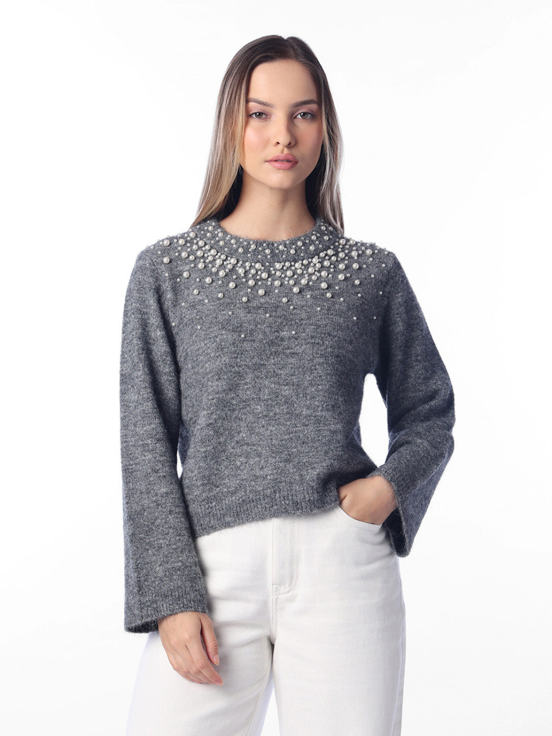 Pearl Embellished Pullover