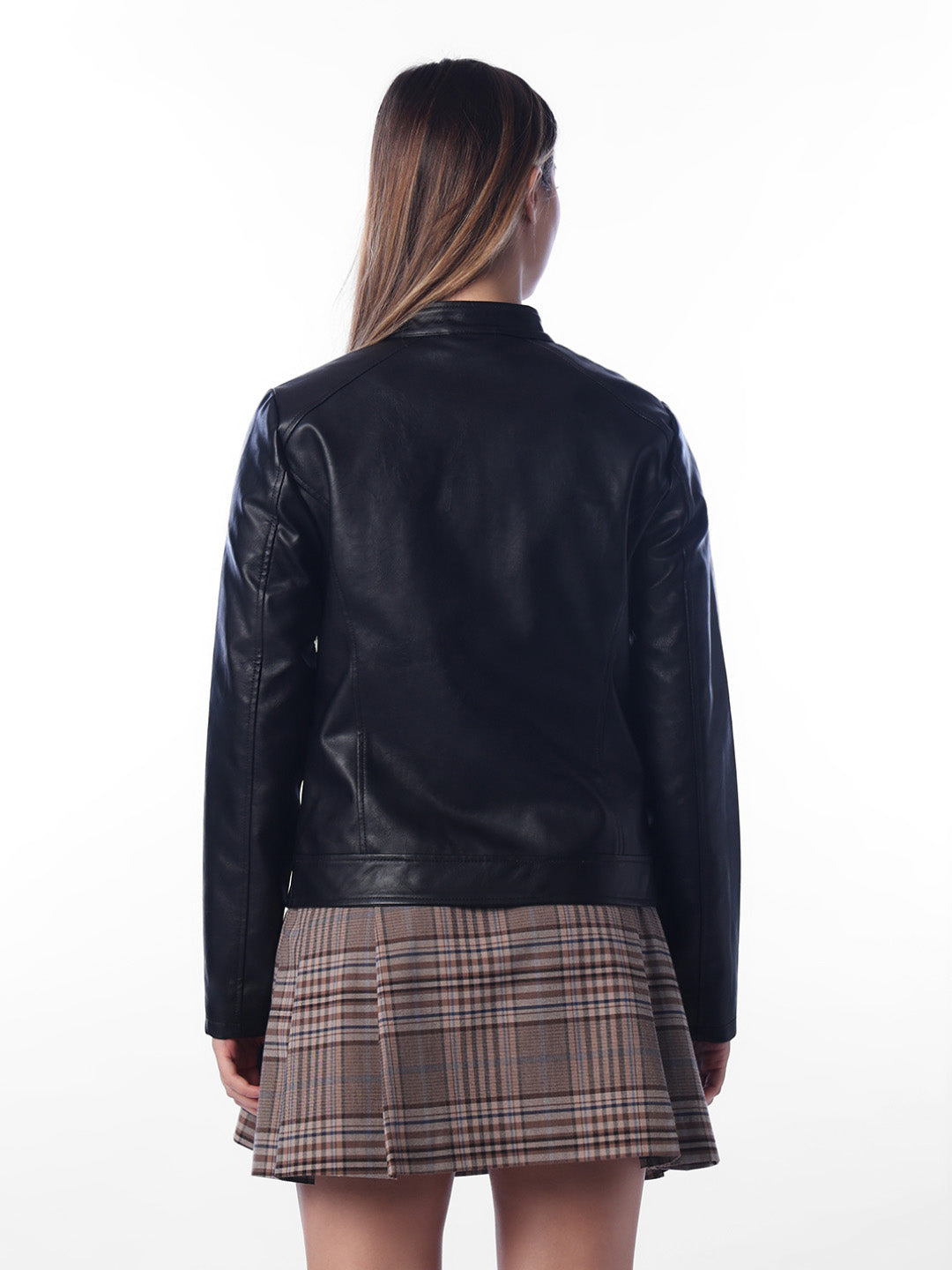 Black Faux Leather Jacket