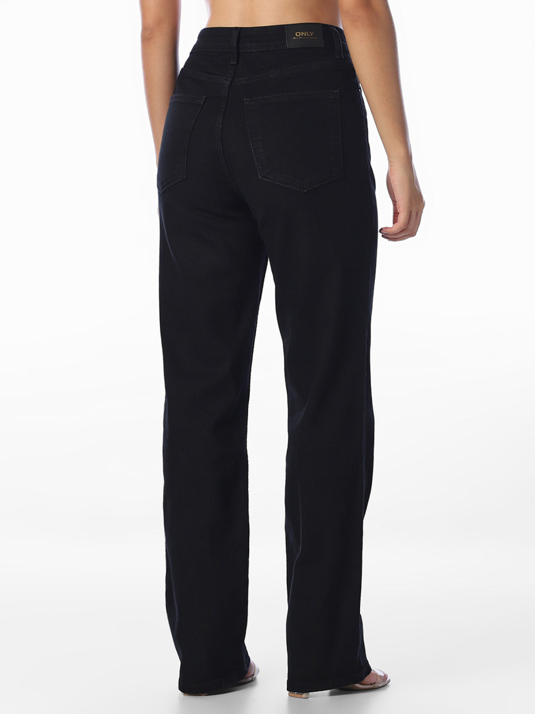 Black Troy Straight Fit Jeans
