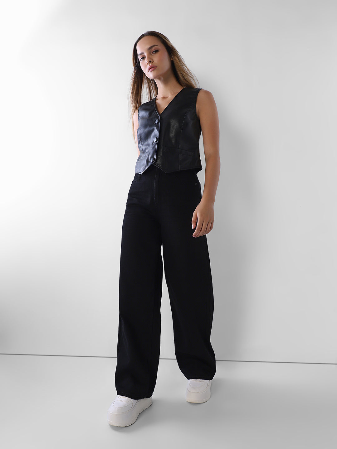 Black Wide Leg Jeans