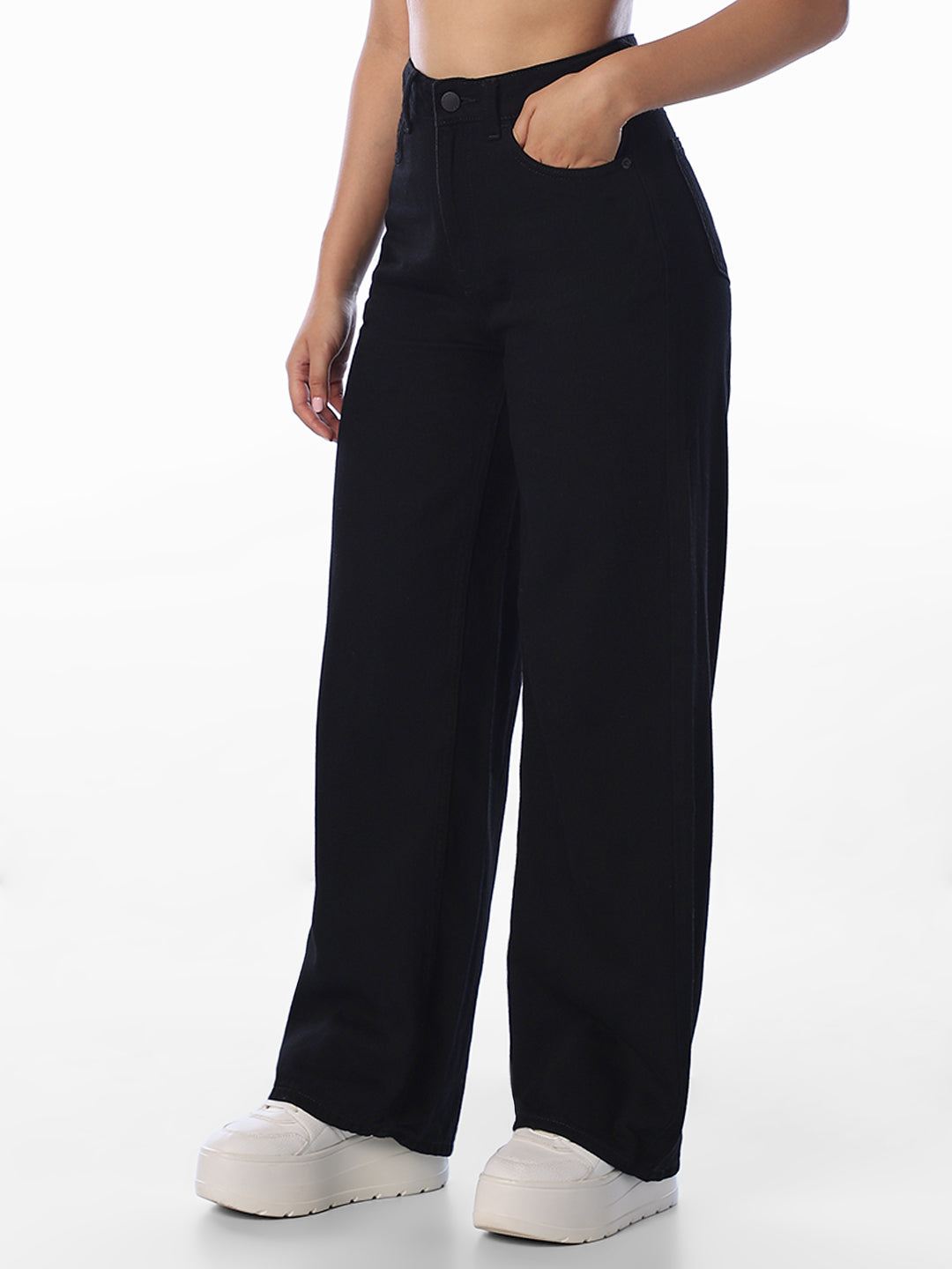 Black Wide Leg Jeans