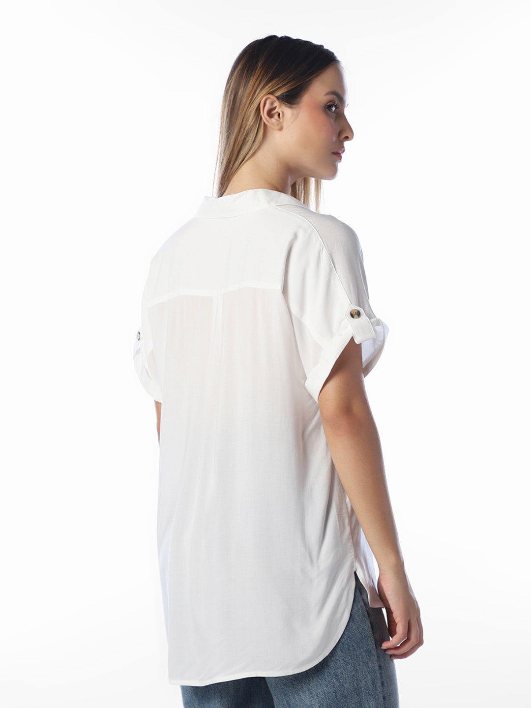 White Viscose Shirt