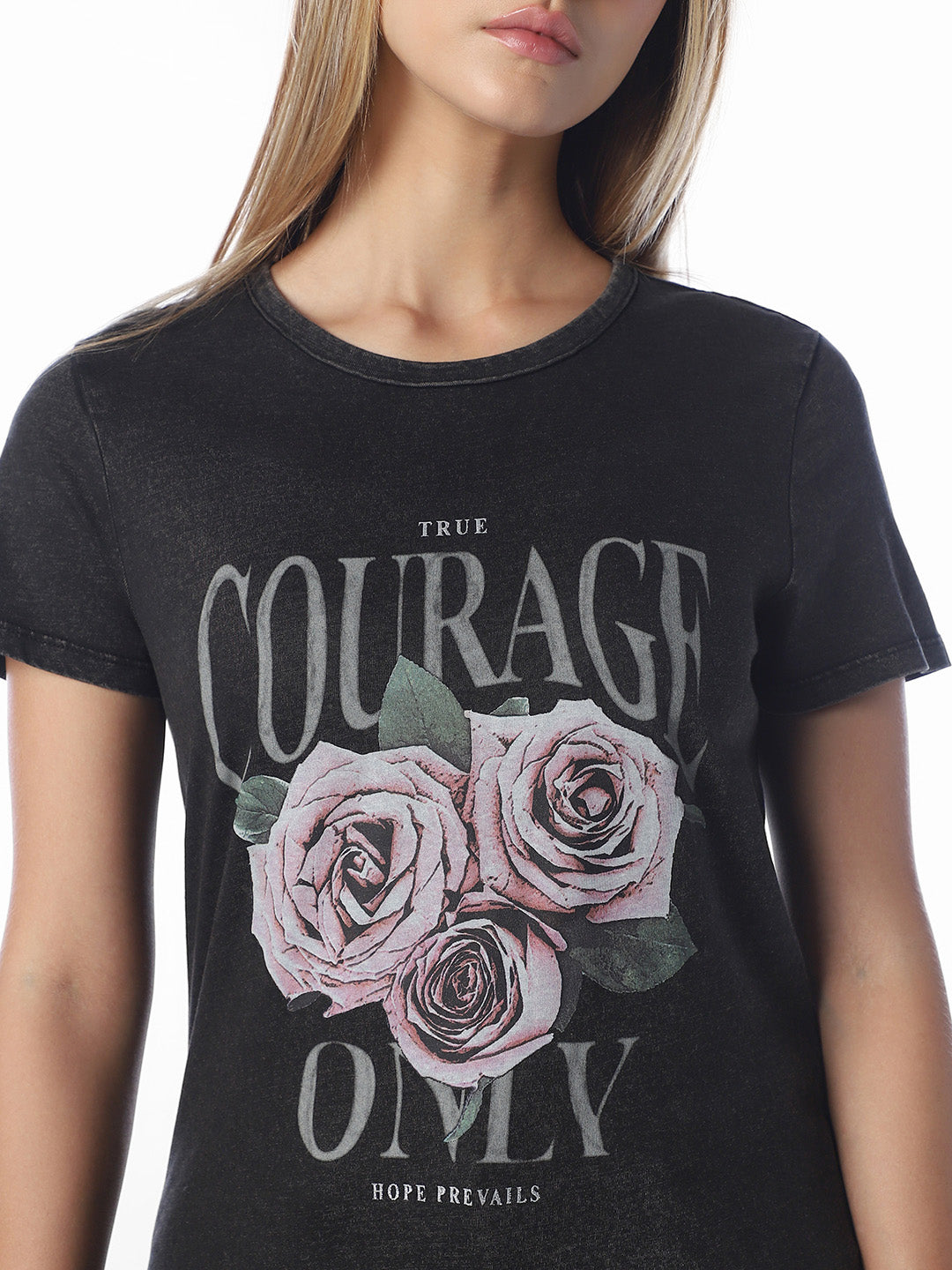 Black Printed T-shirt