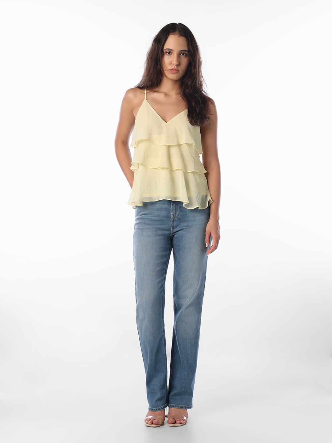Tiered Ruffle Cami Top