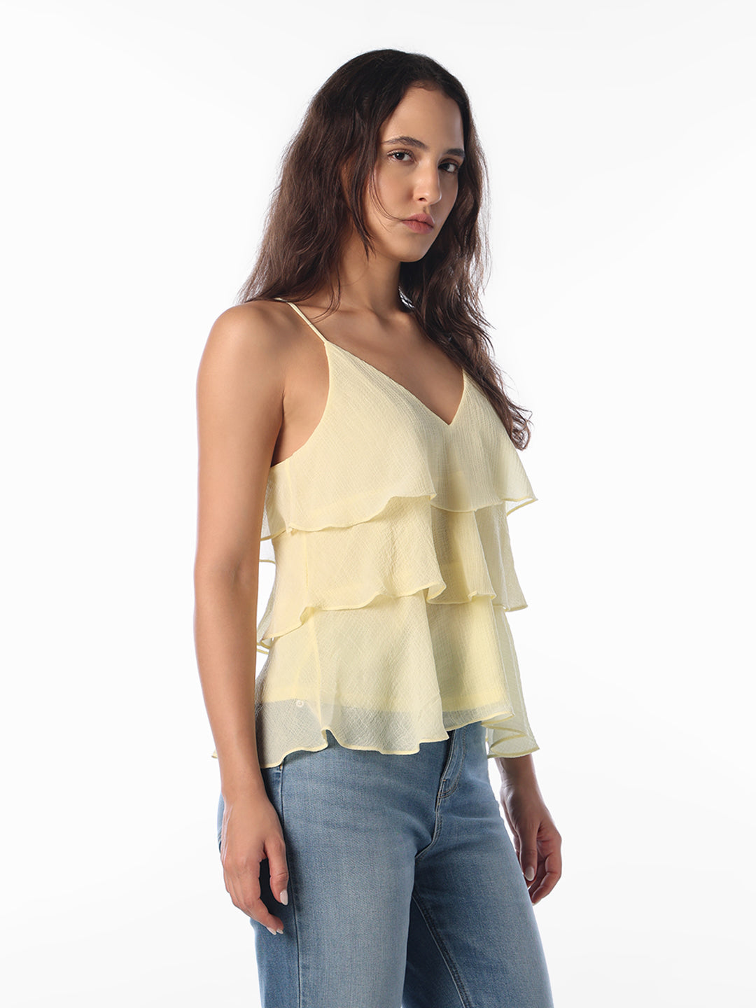 Tiered Ruffle Cami Top