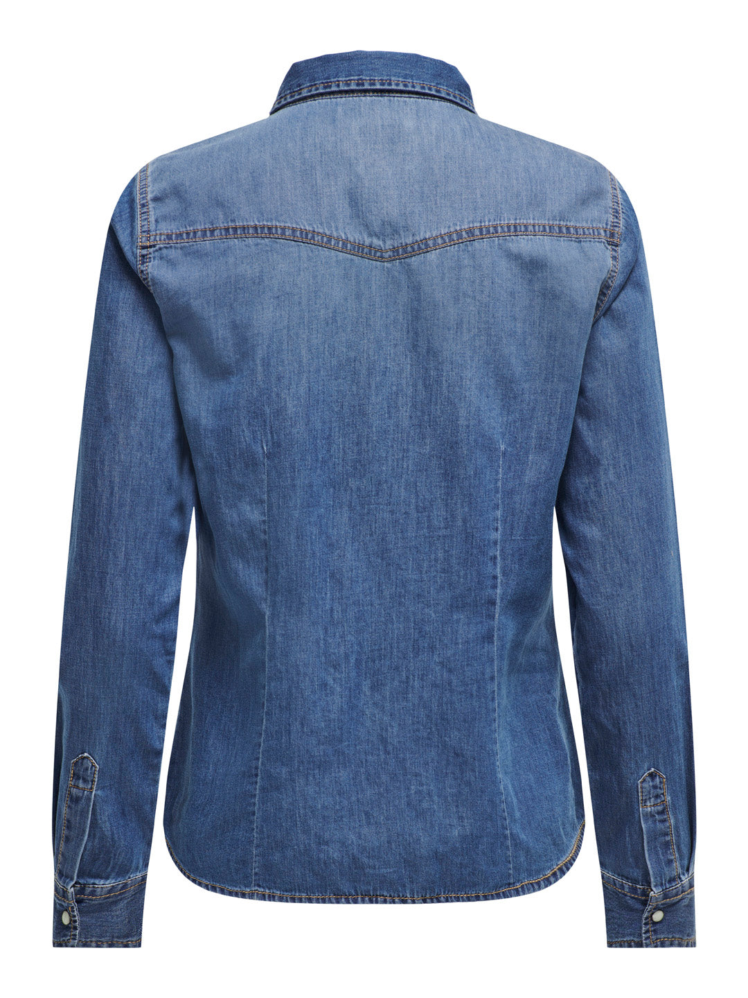 Blue Washed Denim Shirt