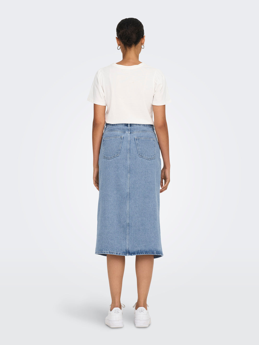 Light Blue Denim Skirt