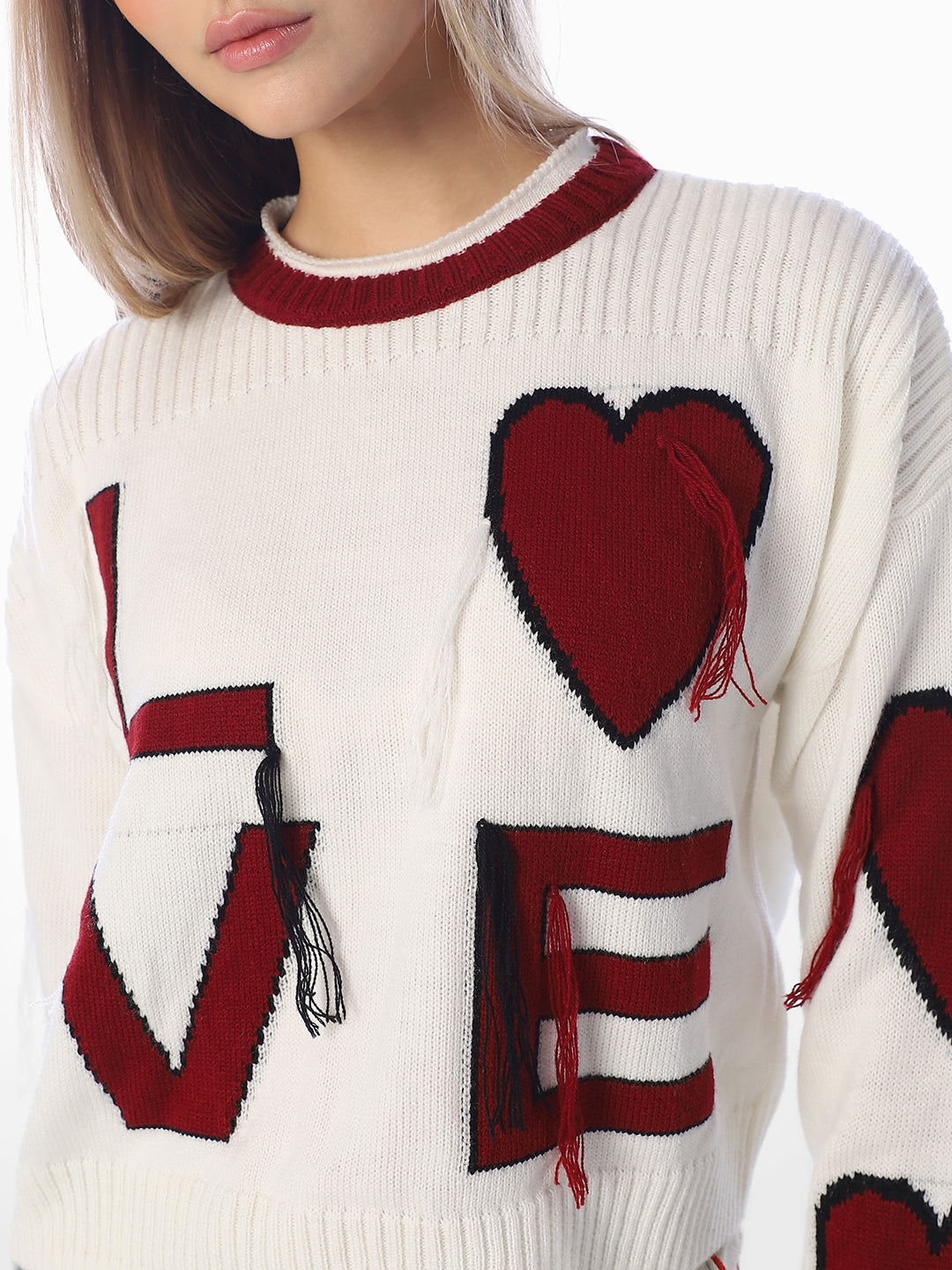 Printed Relaxed Fit Pullover
