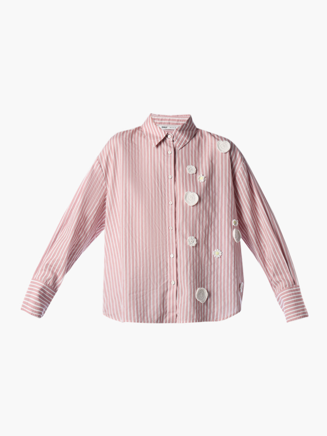 Pink Striped Cotton Shirt