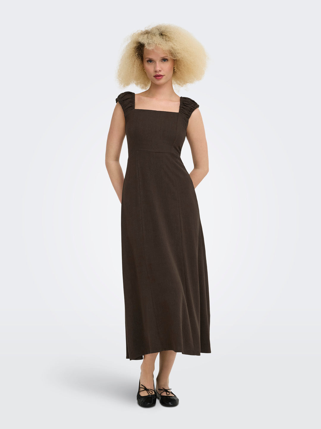 Dark Brown Long Dress