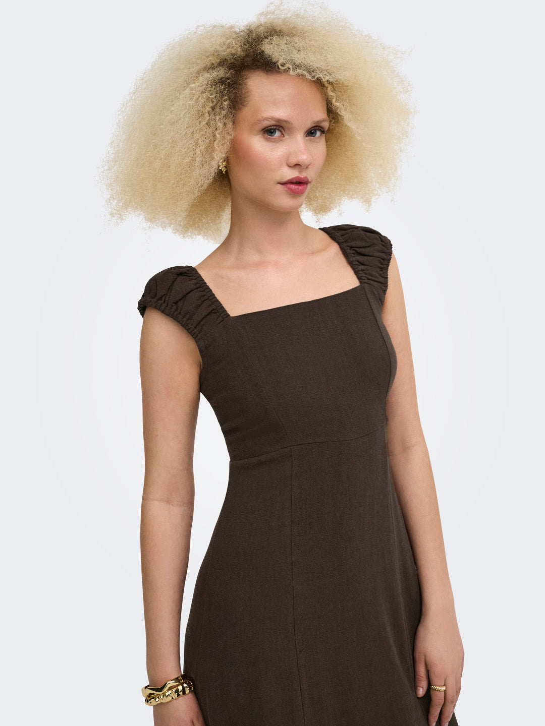 Dark Brown Long Dress