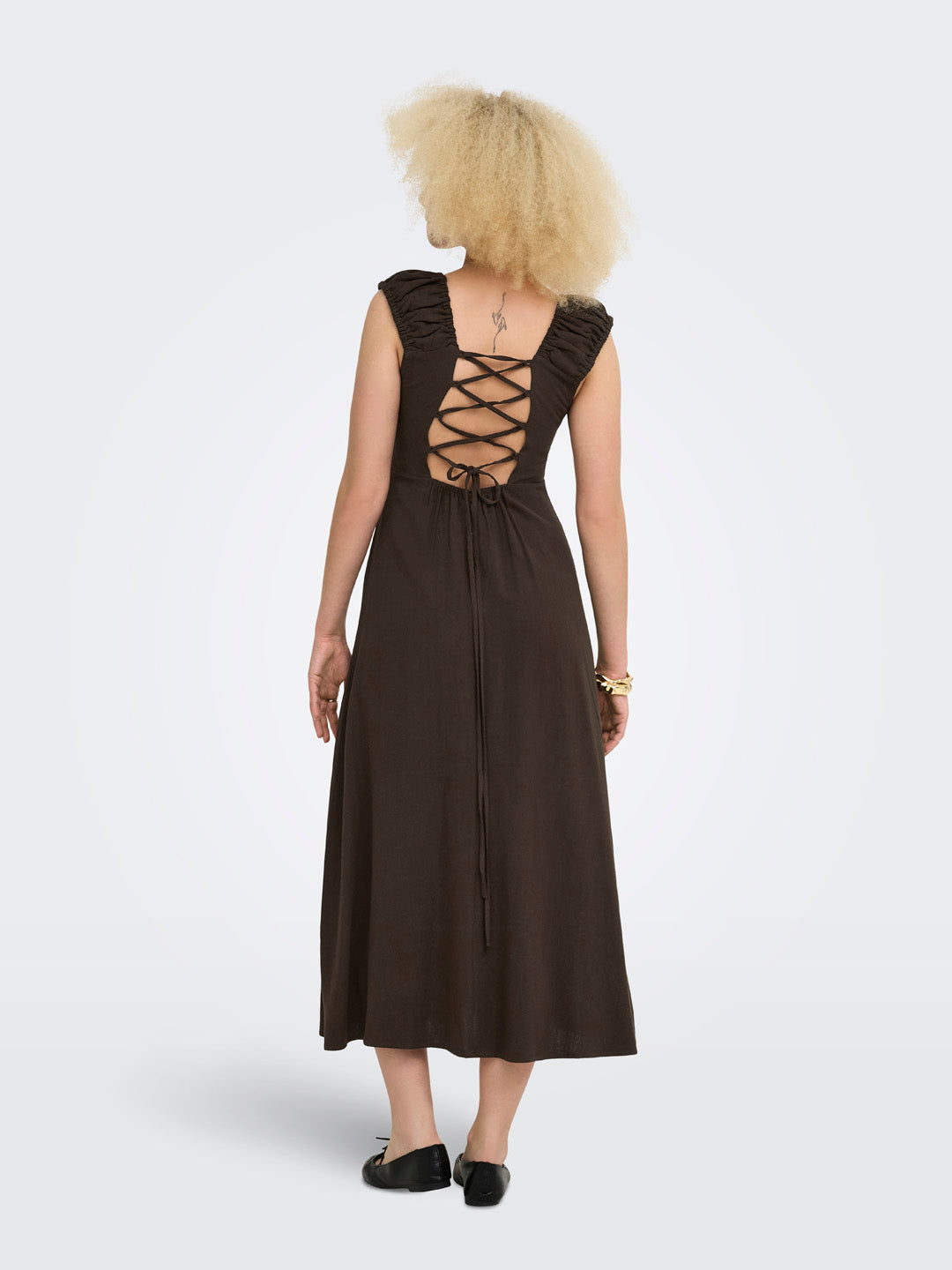 Dark Brown Long Dress