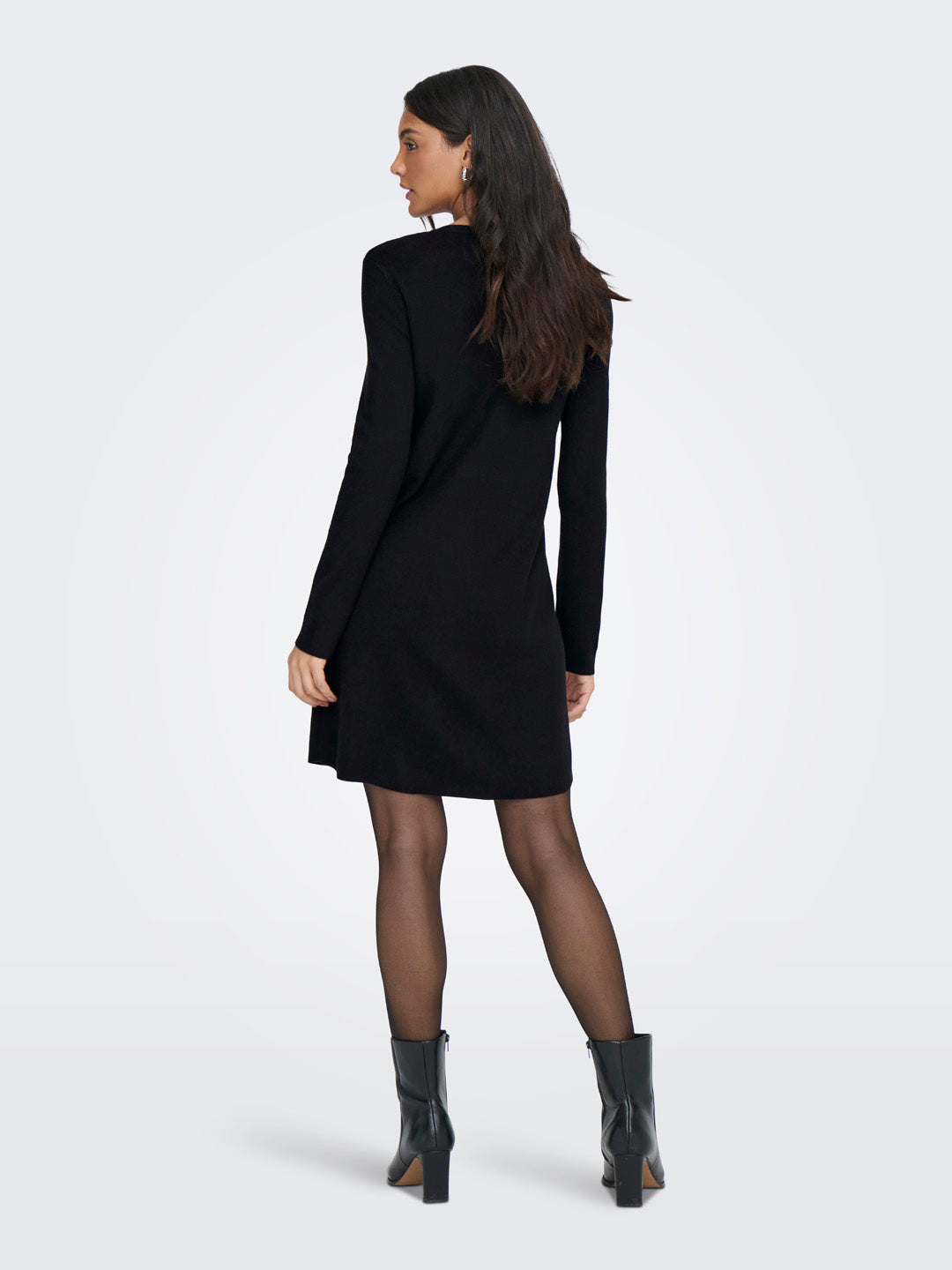 Black O-Neck Dress