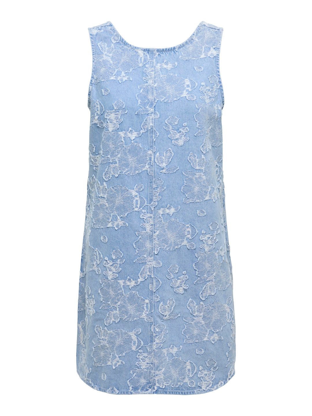 Light Blue Jacquard Denim Dress