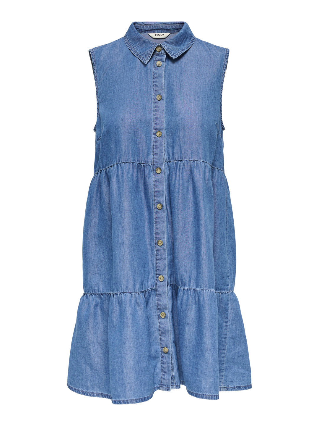 Blue Denim Shirt Dress