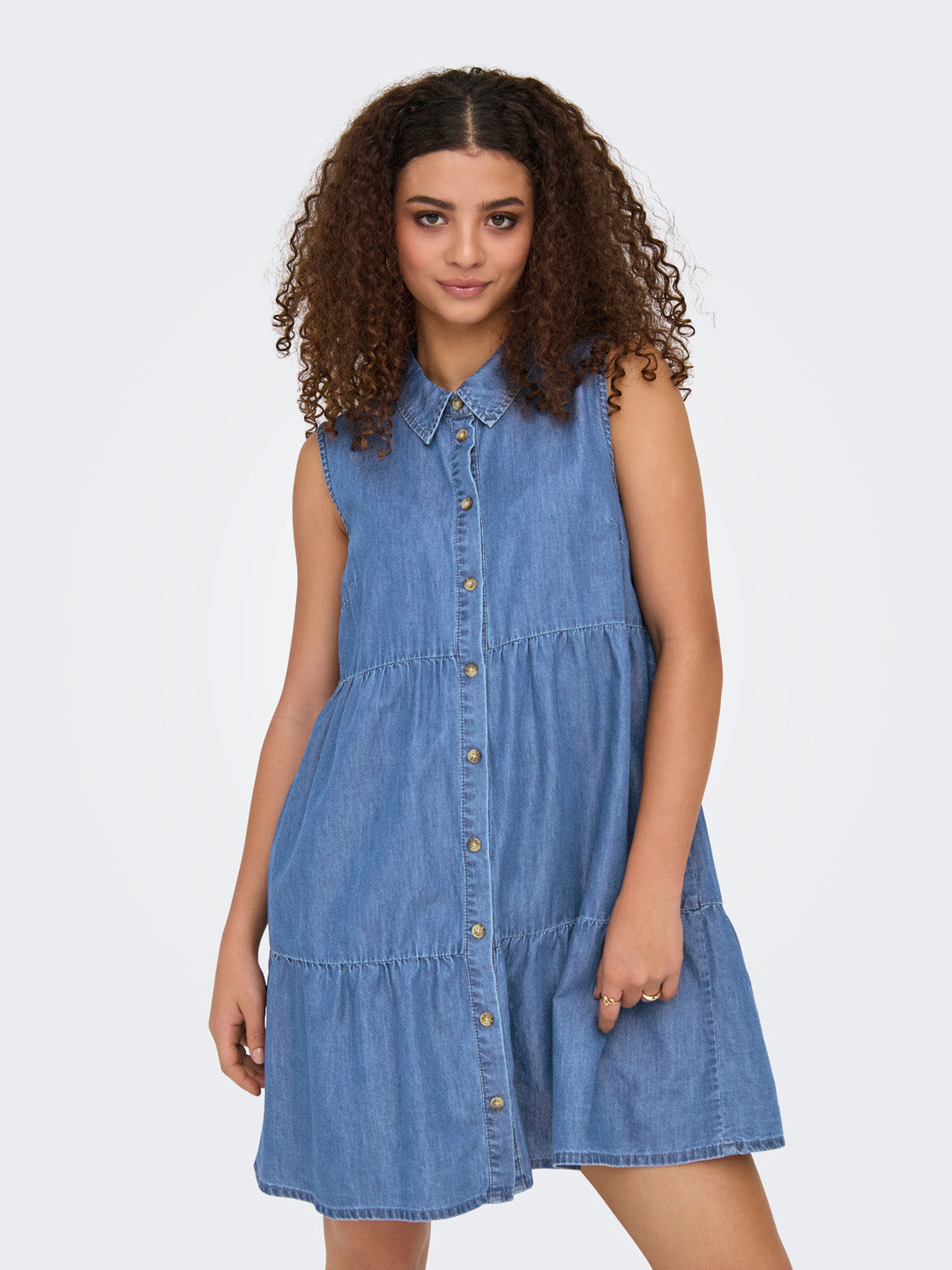 Blue Denim Shirt Dress