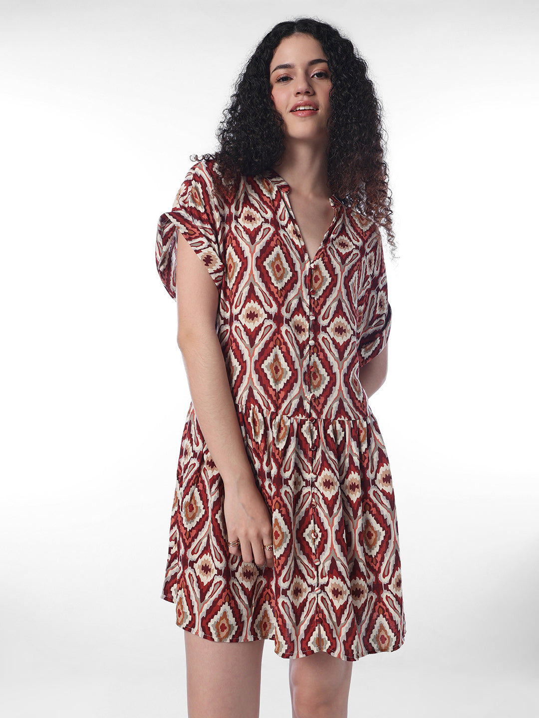Printed Short Dress