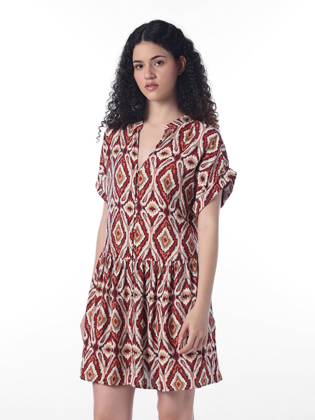 Printed Short Dress