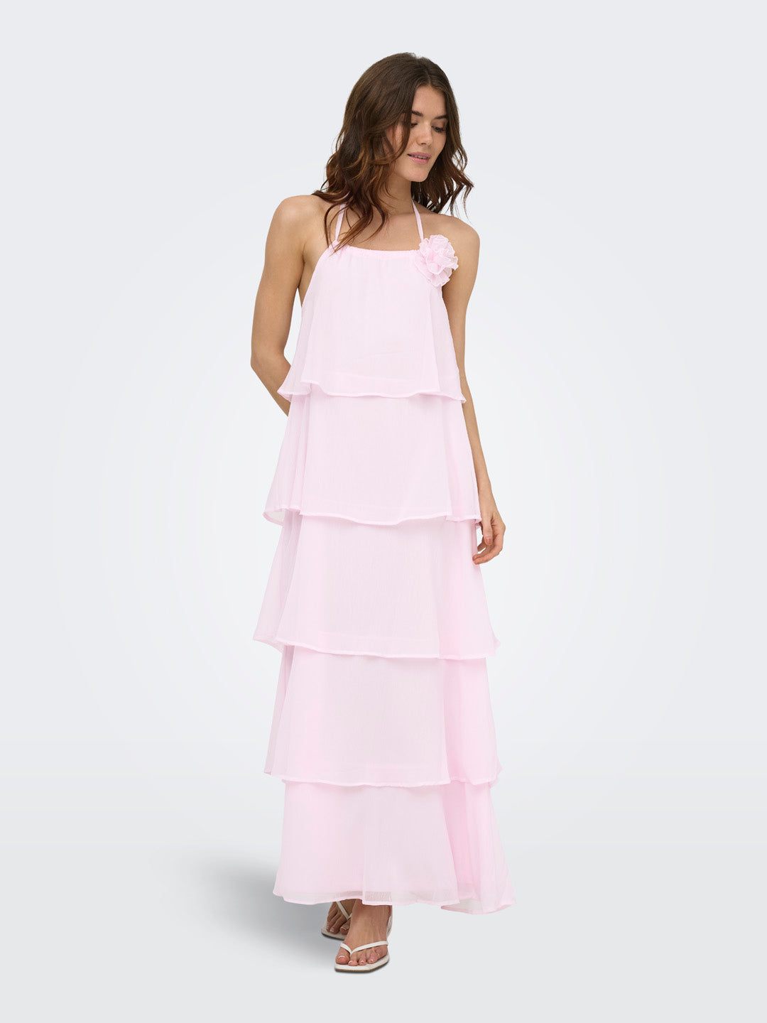 Pink Layered Dress