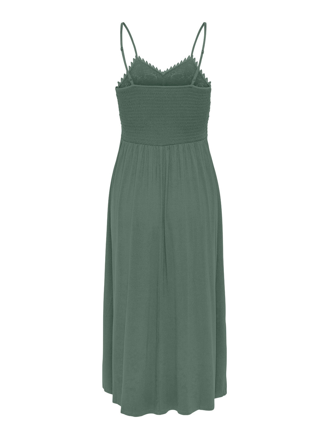 Sage Green Lace Strappy Dress