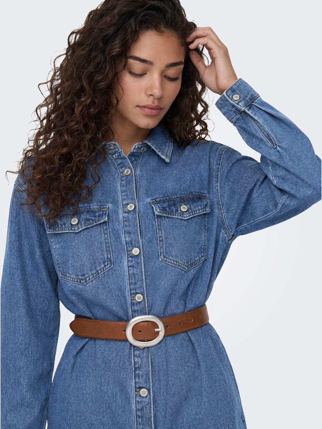 Denim Shirt Dress