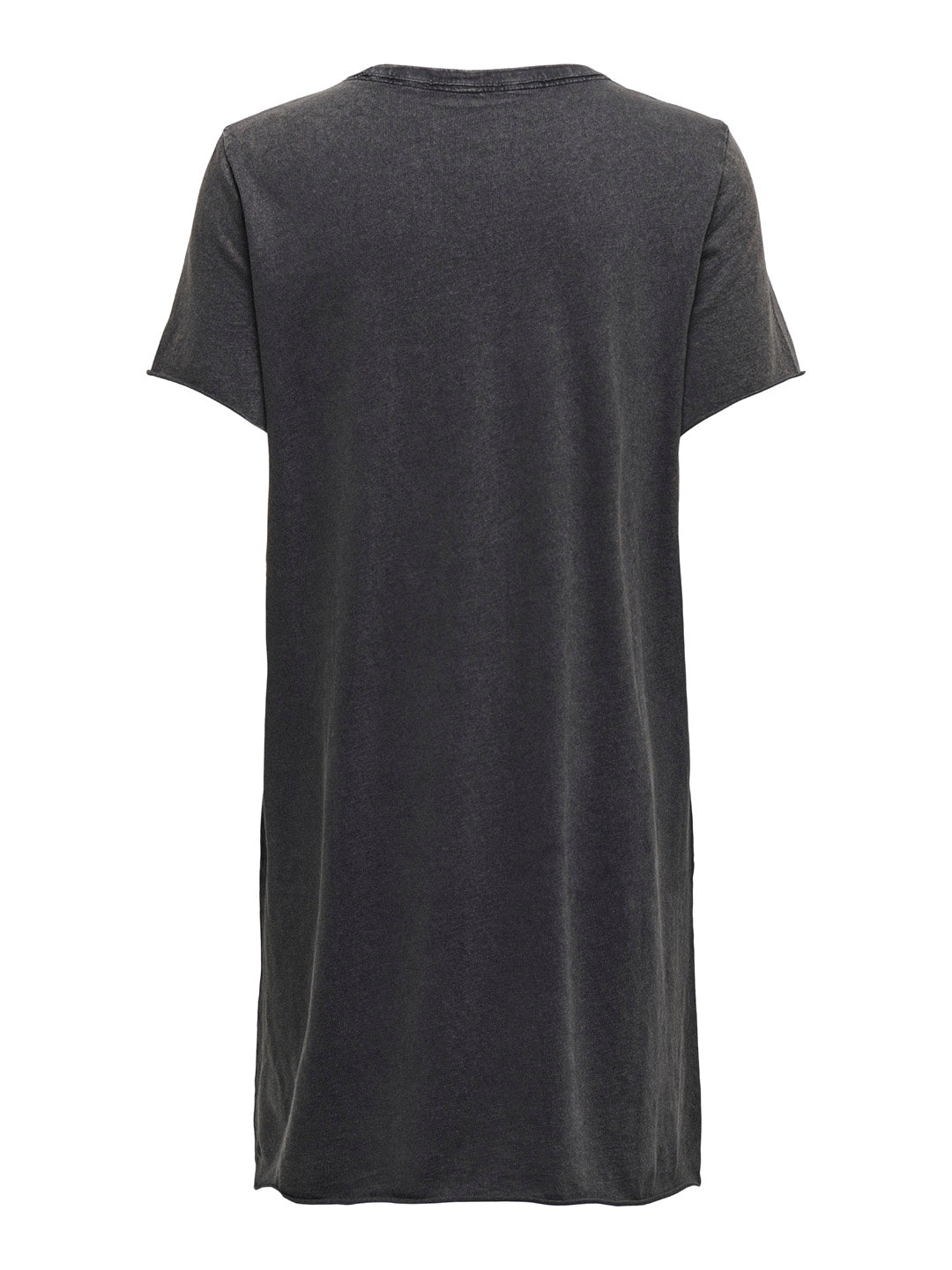 Black Printed Washed T-shirt