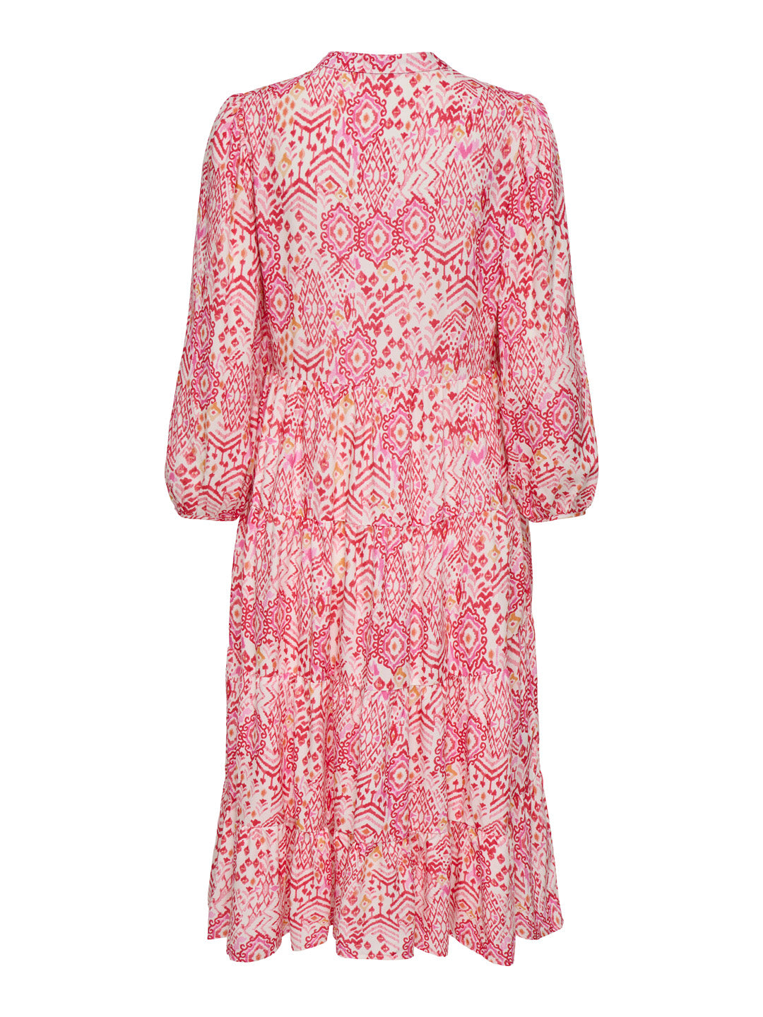 Printed V-Neck Dress