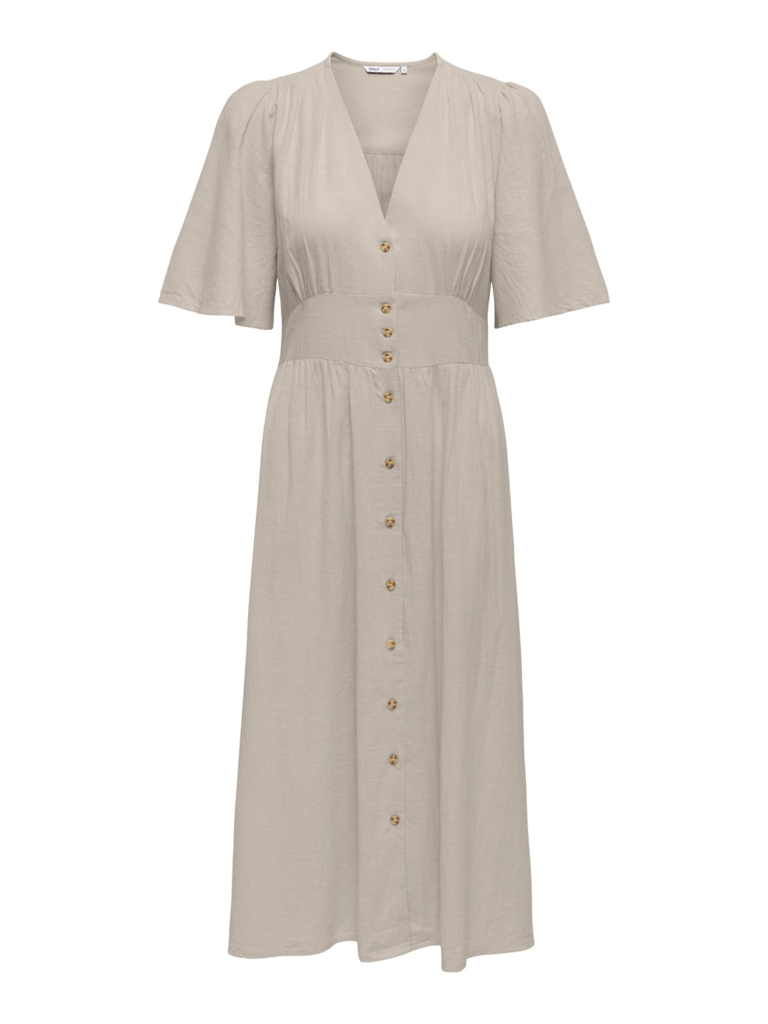 Beige Midi Dress
