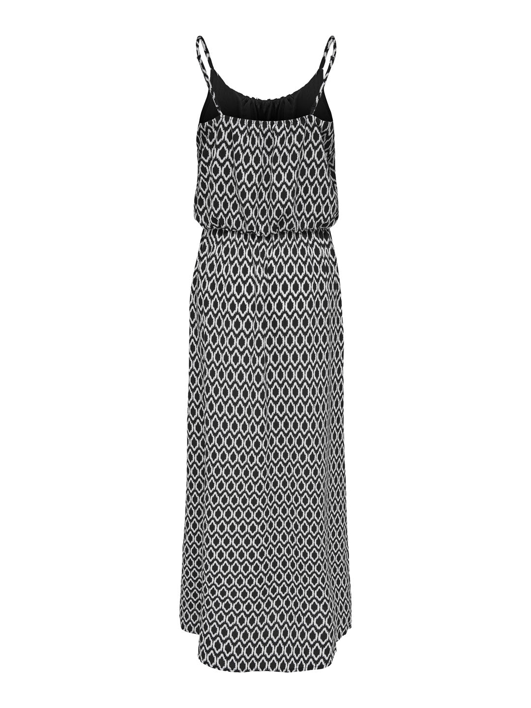 Black Printed Maxi Dress