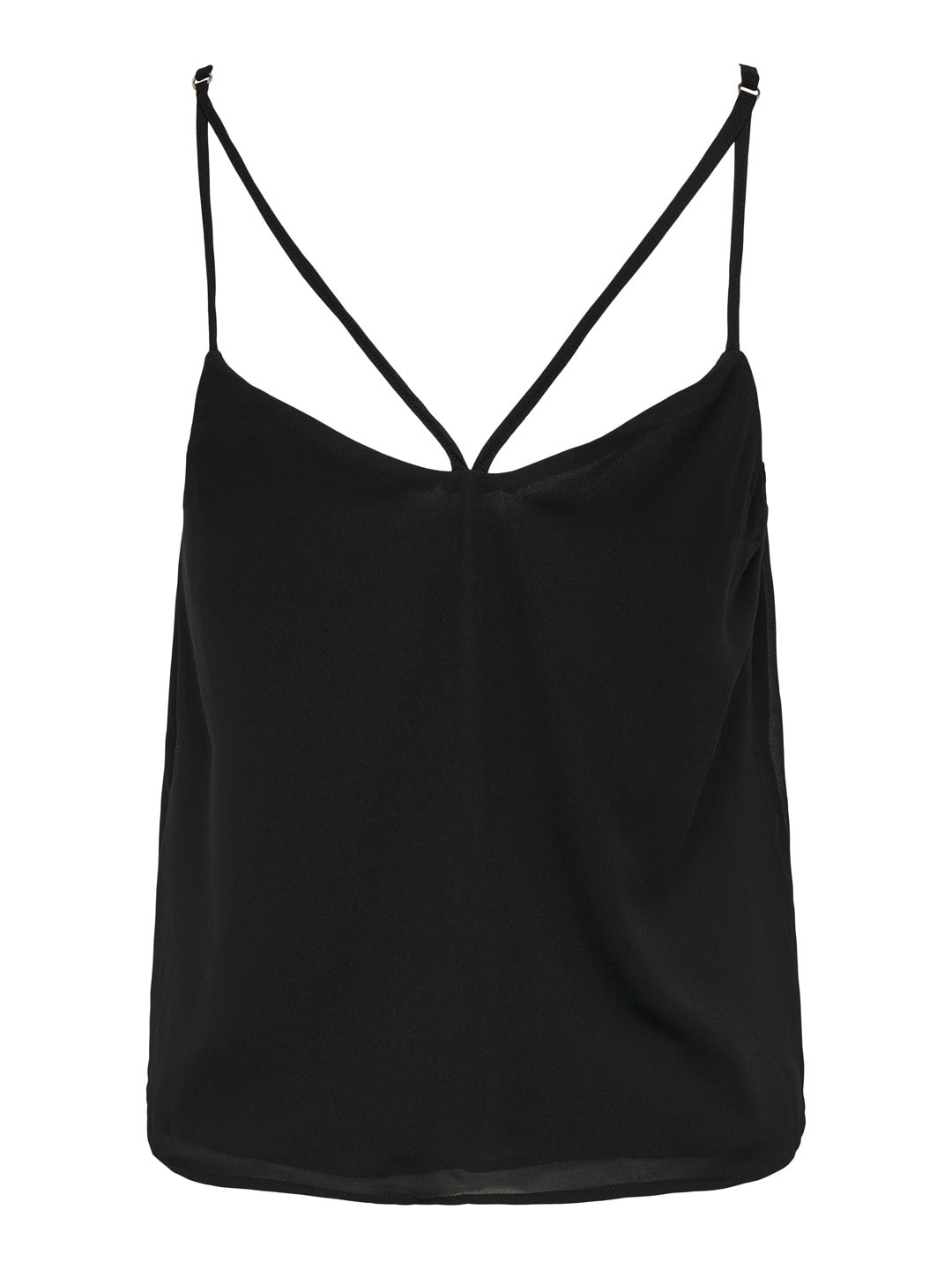 Black Strappy Camisole Top