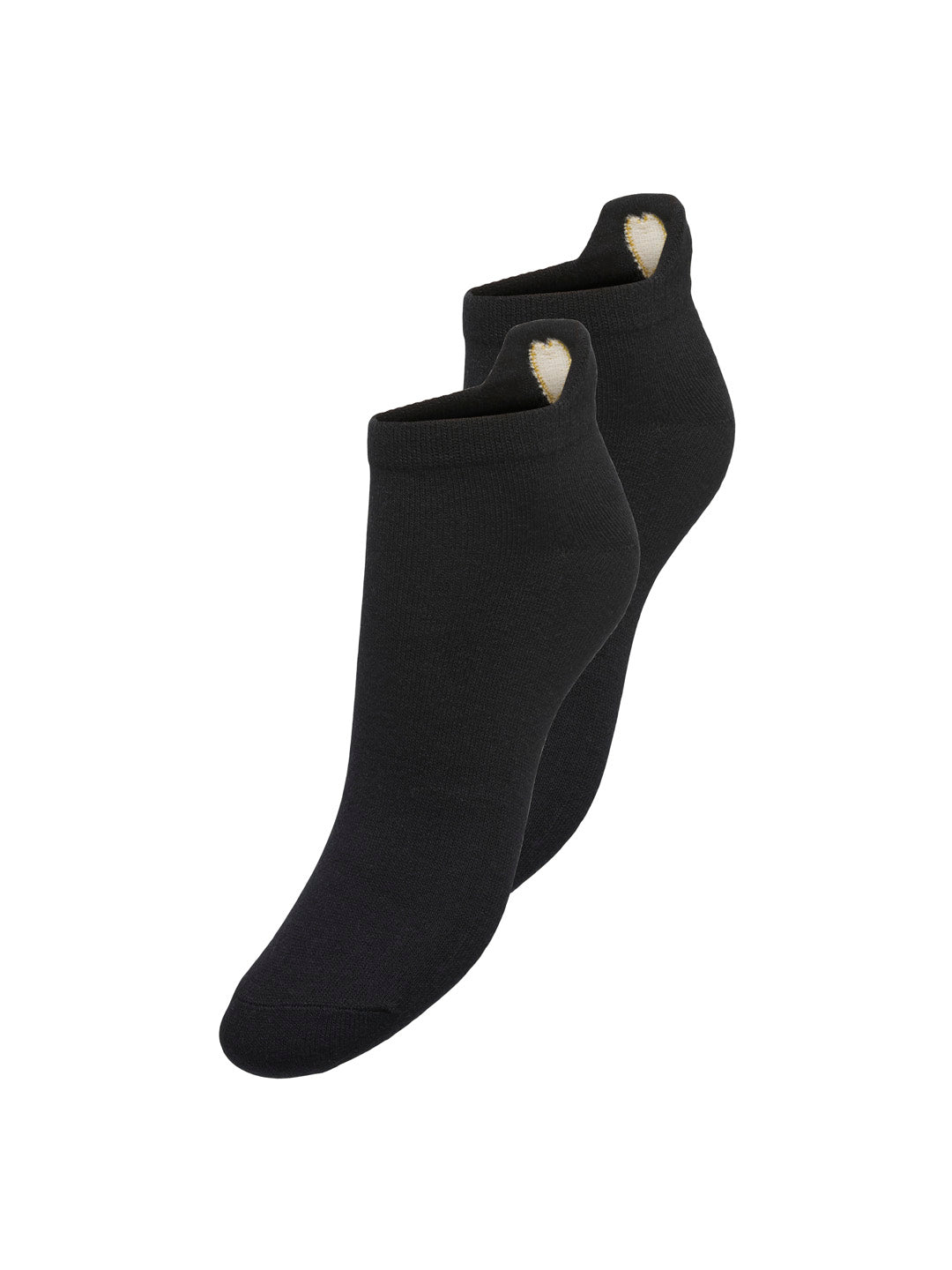 Pack of 2 Black No-Show Socks