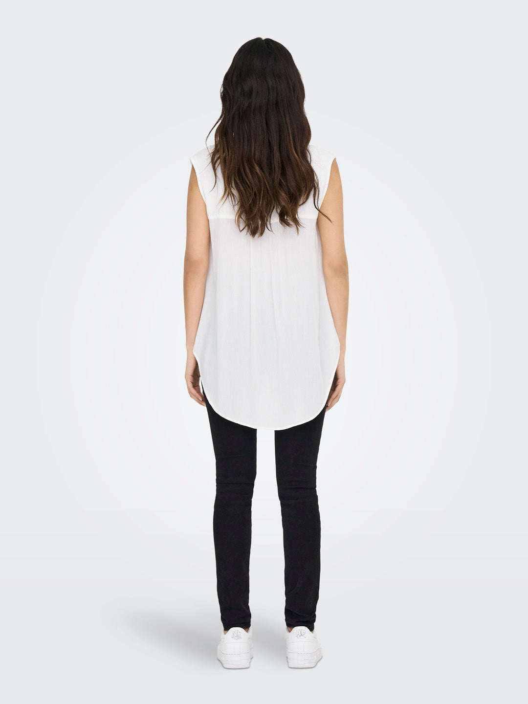 White Loose Fit Top