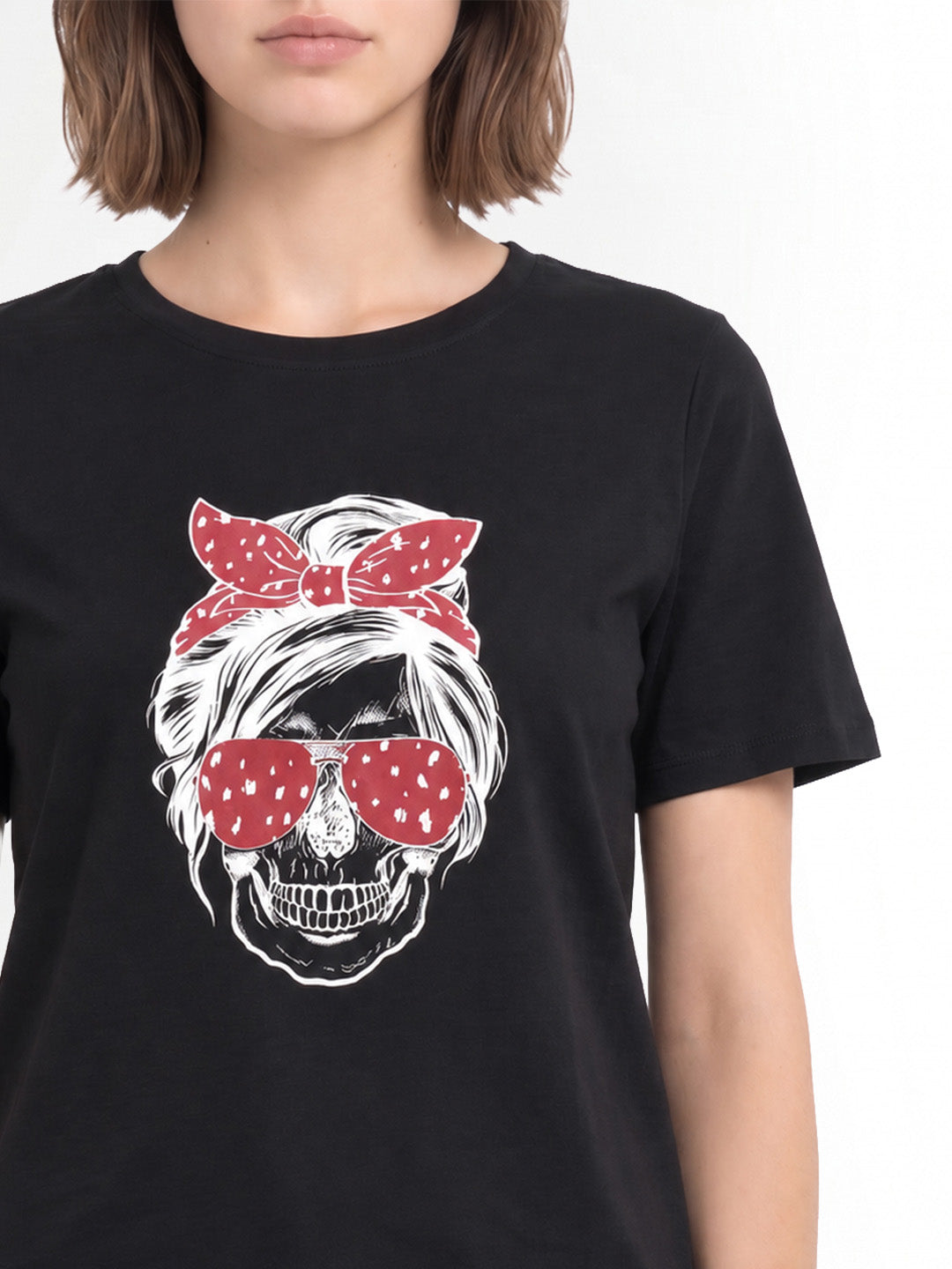 Black Printed T-shirt