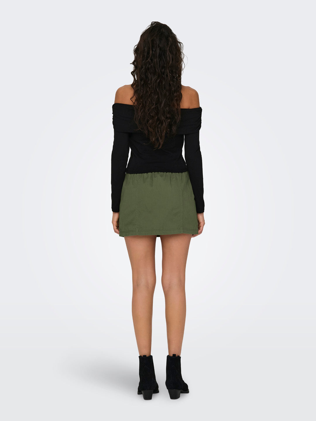 Black Off-Shoulder Top
