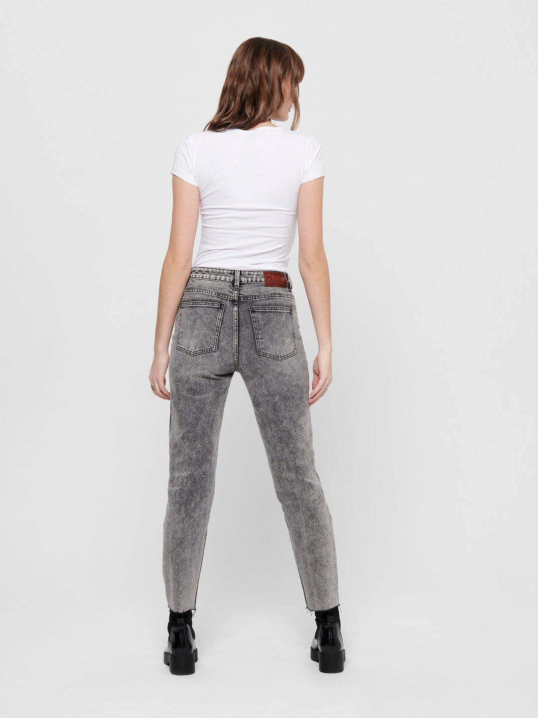 White O-Neck Top