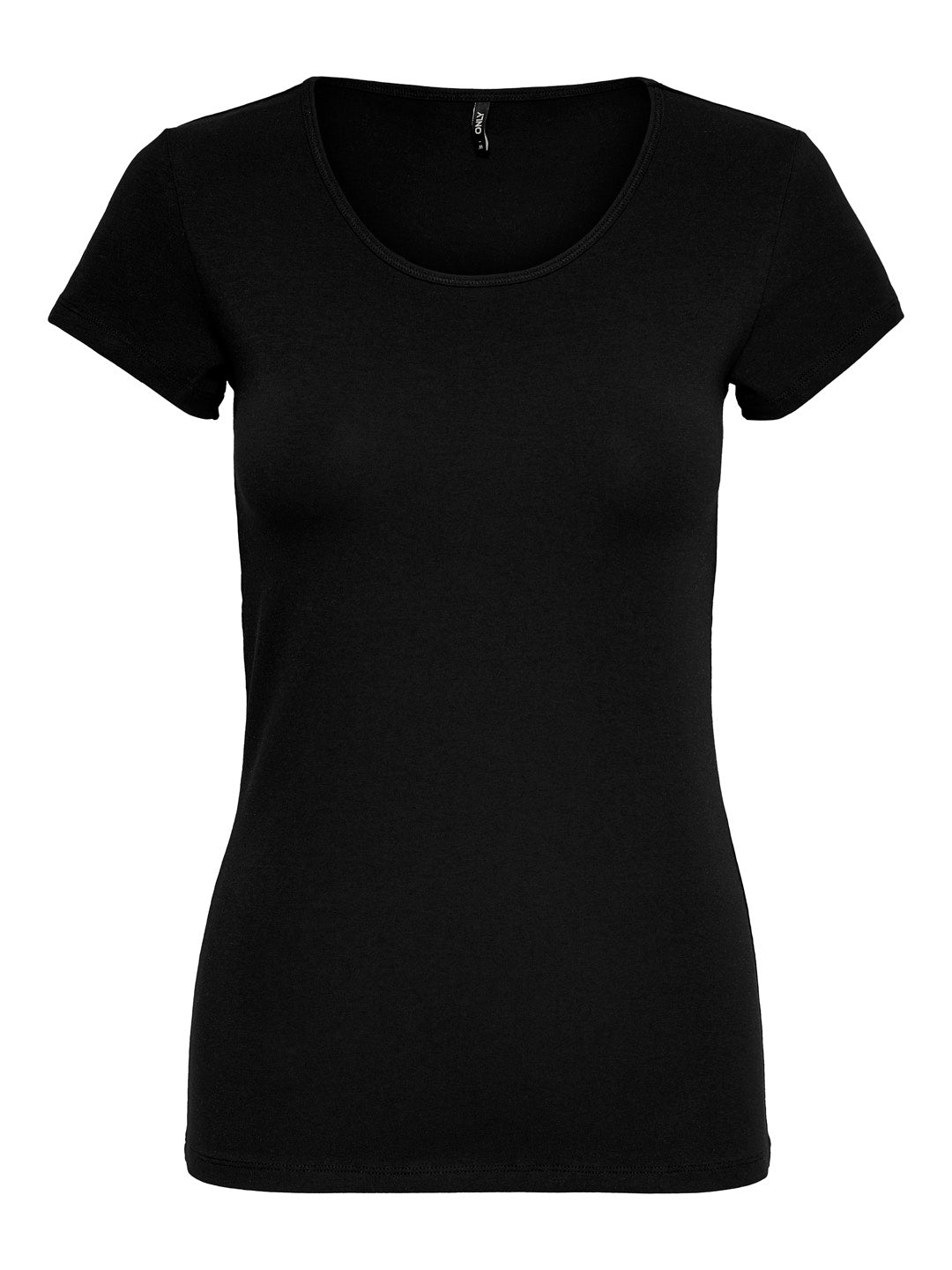 Black O-Neck Top