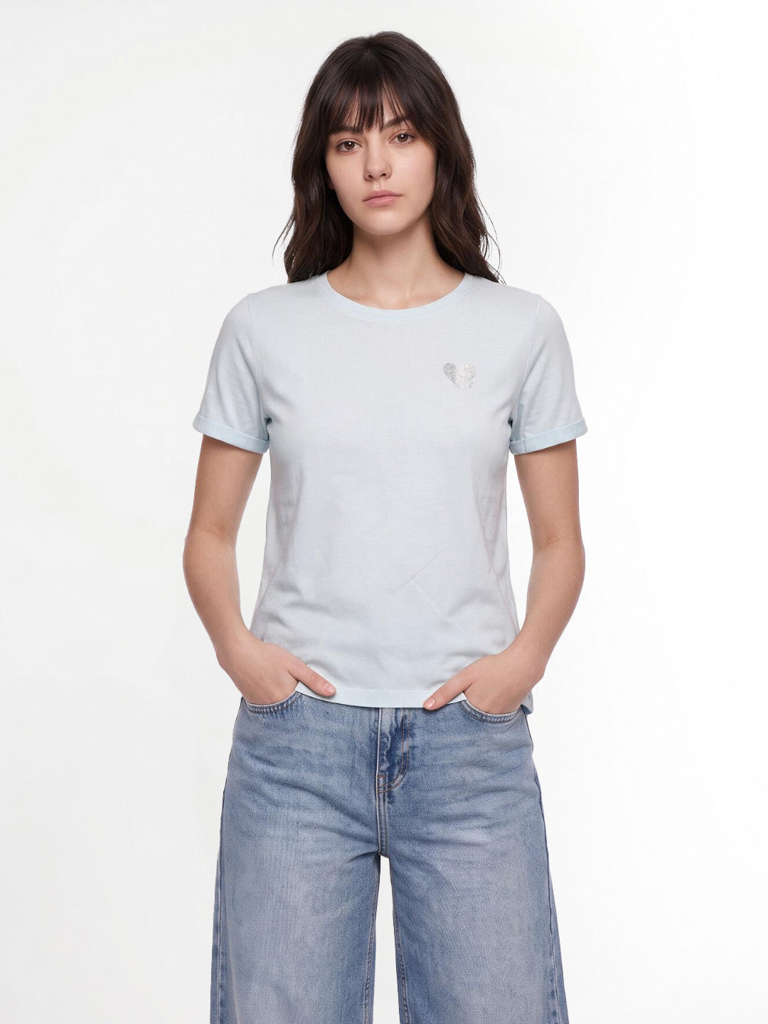 Blue Printed T-shirt