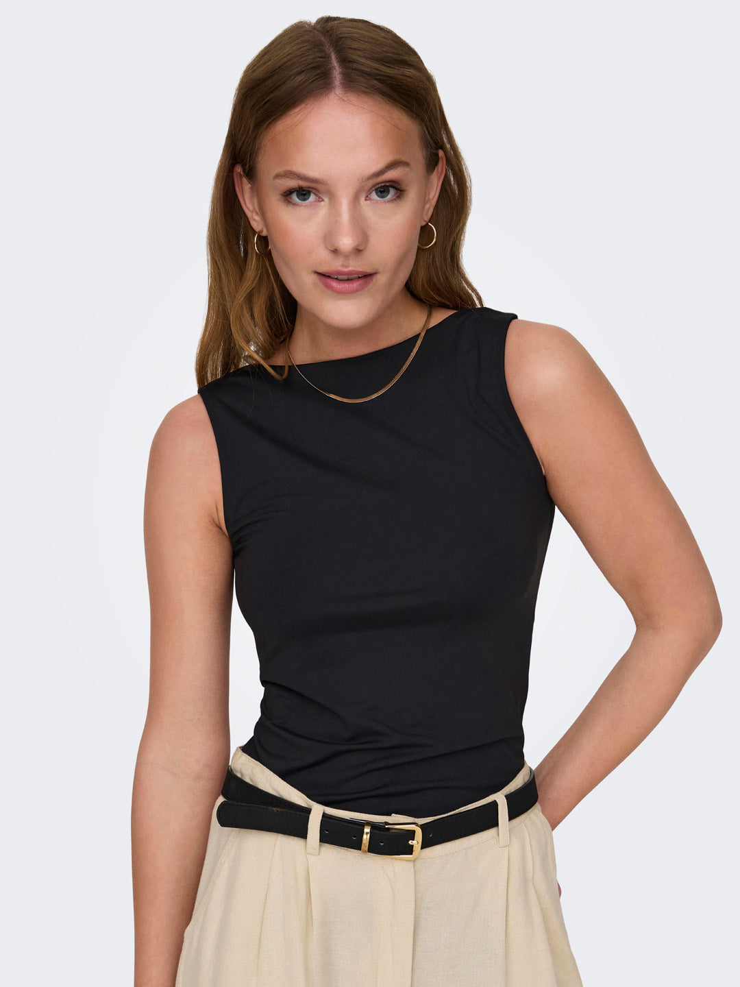 Black Two-Way Fit Top