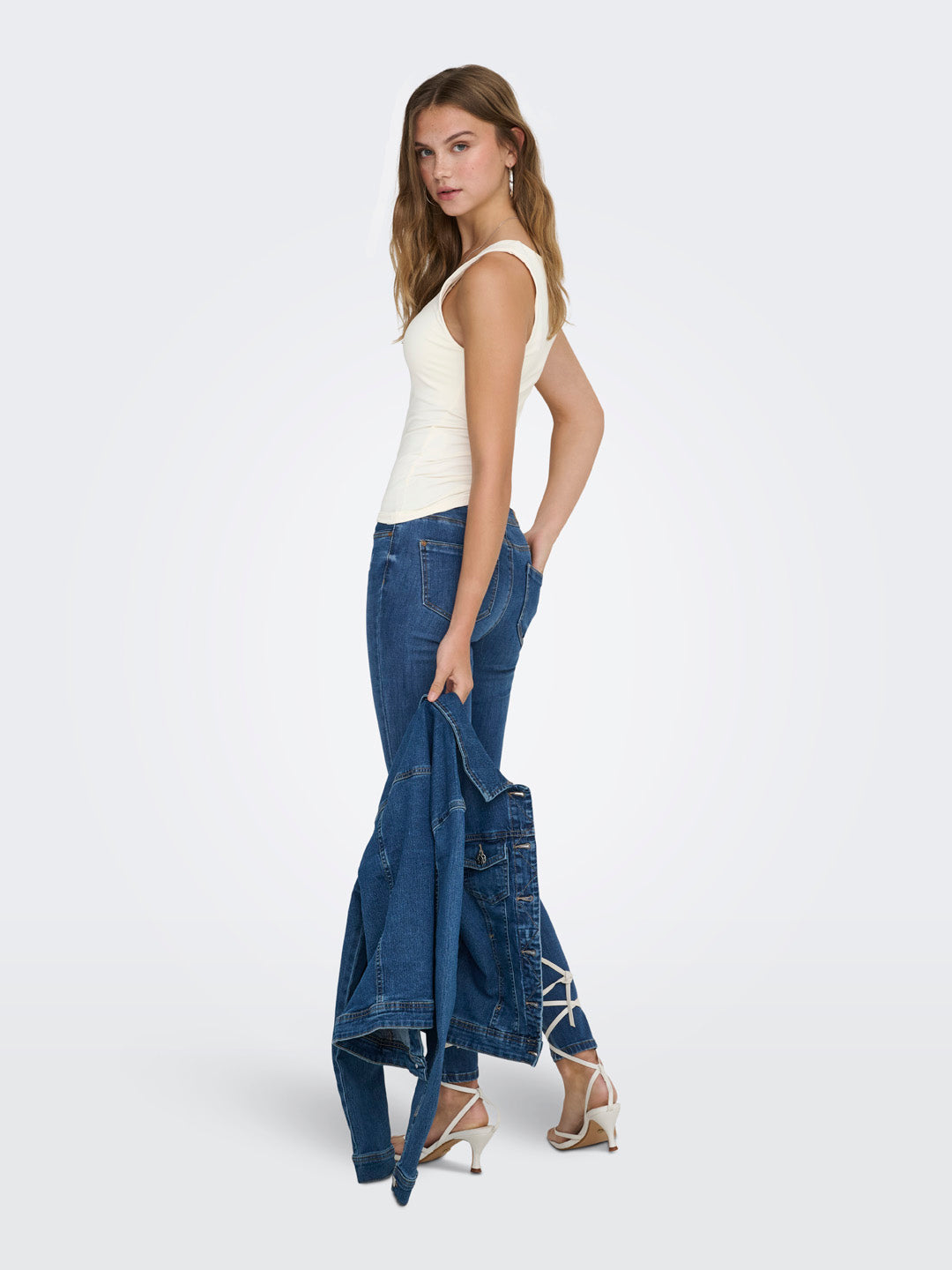 White Two-Way Fit Top