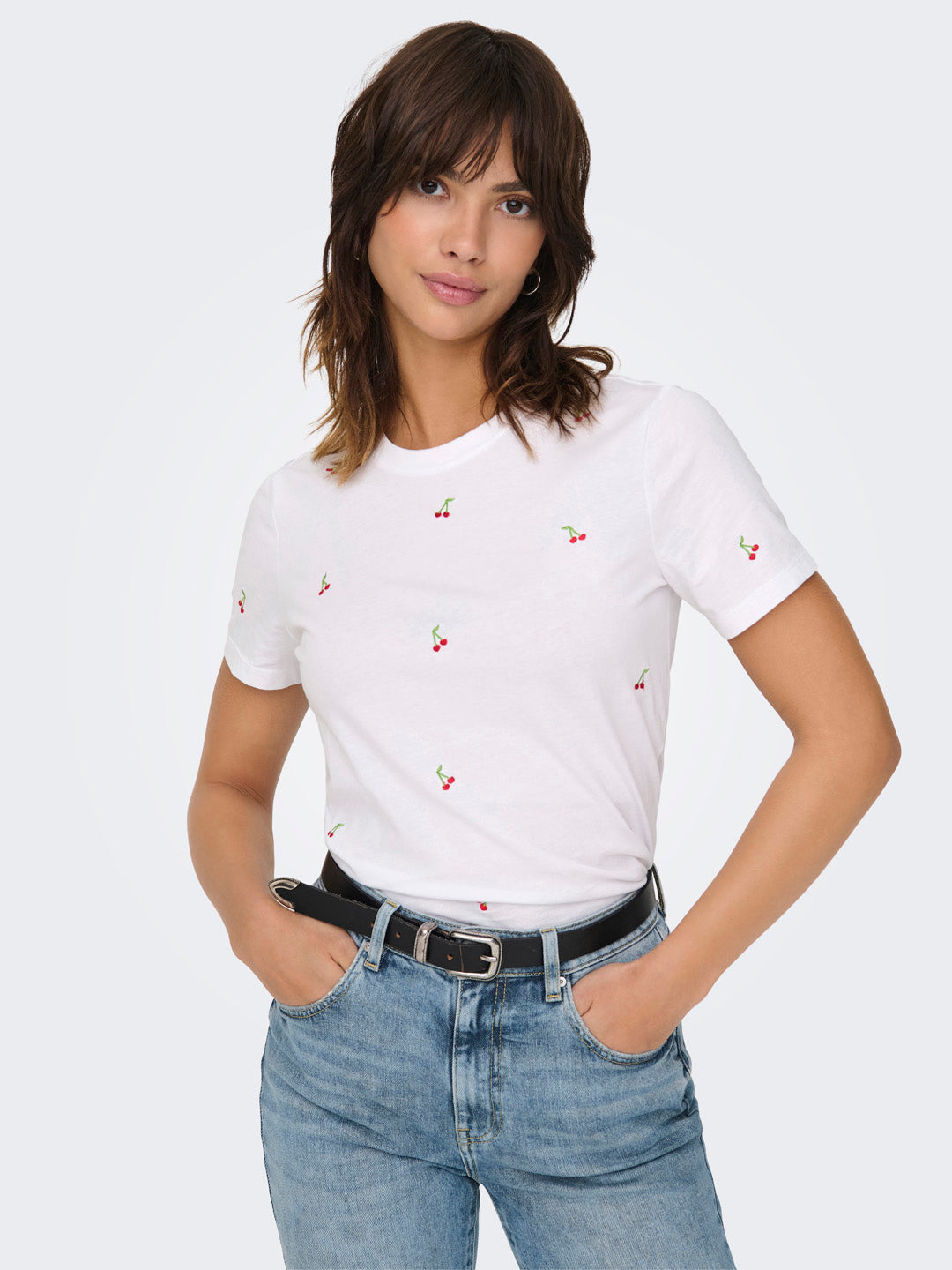 White Printed T-shirt
