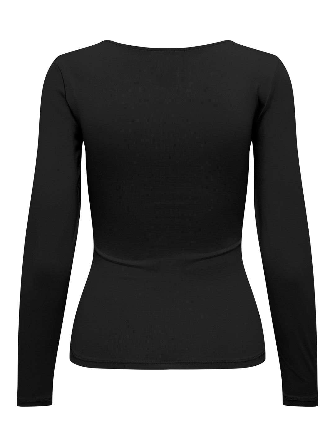 Black Two Way Deep Neck Top