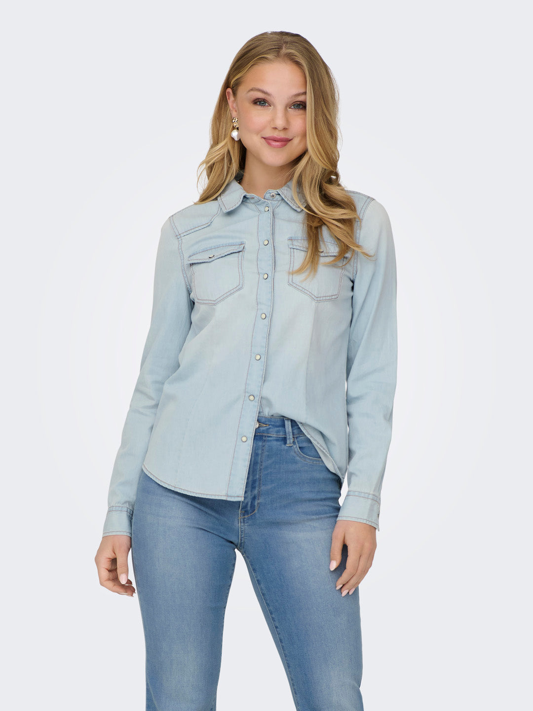 Light Blue Denim Shirt