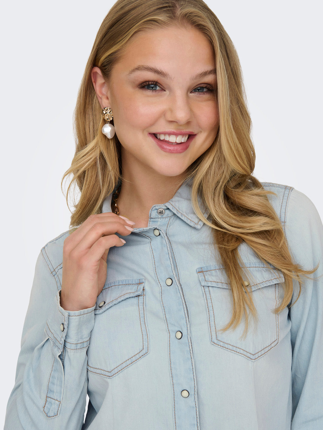 Light Blue Denim Shirt